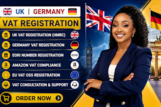 do UK and germany vat registration hmrc eori and amazon vat setup