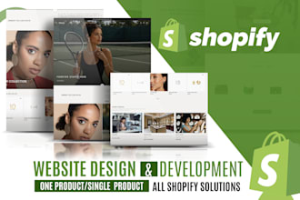 design and develop a branded shopify ecommerce store
