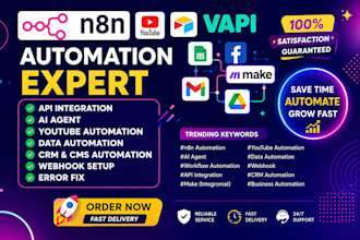 setup n8n make com ai automation with API vapi retell ai voice calling agent