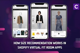 develop ai clothing store app, size guide app, virtual fitting room app