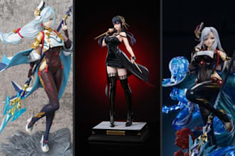 3d print and paint anime figure resin action figure 3d statue miniature painting