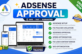 get google adsense approval guaranteed and fix issues