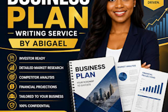 write professional business plans and investor ready proposals