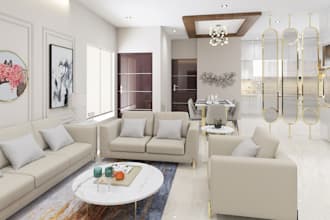 do 3d apartment interior, bedroom, living room, bath room, guests room, kitchen