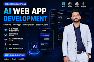 build ai chatbot, ai website and custom ai web app
