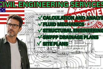 licensed civil engineer city permit swppp stormwater drainage site grading plan
