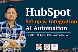 implement, set up, and integrate hubspot CRM