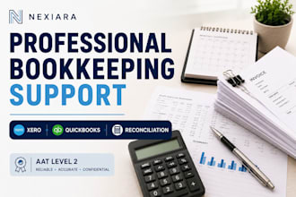 provide professional xero and quickbooks bookkeeping support