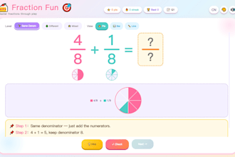 design interactive HTML learning cards for kids and teachers