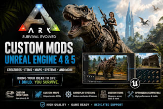 create ark survival mods unreal engine 4 5 mods