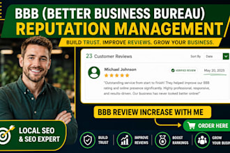 improve positive reputation for local businesses, SEO brand bbb reputation