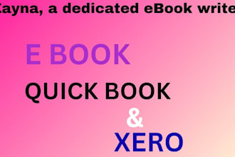 handle e books, quick books and xero