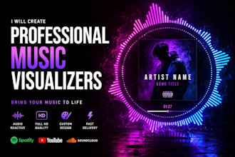 a professional music visualizer for your song