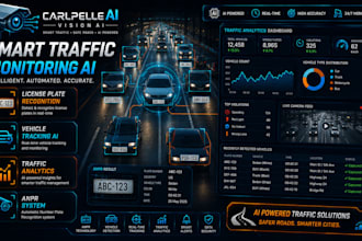 build license plate recognition and vehicle tracking ai system