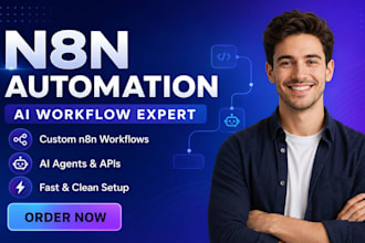 build n8n ai agent automation workflows and custom ai agents