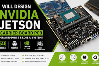 design nvidia jetson carrier board pcb for ai robotics and edge ai system