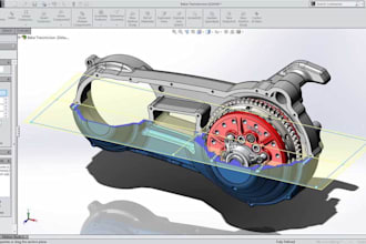 design precision mechanical cad parts for 3d printing and manufacturing
