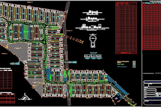 provide autocad site plans and land subdivision drawings