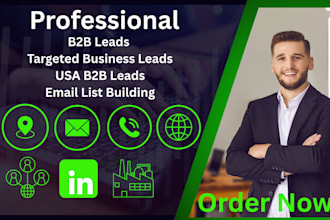 do targeted business leads, USA b2b leads and email lists
