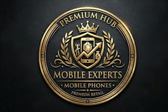 design professional luxury metallic and 3d gold logo