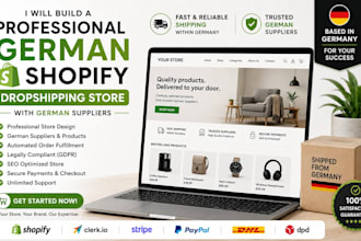 build a german shopify dropshipping store with eu suppliers