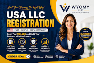 register llc registration for e commerce stores in USA