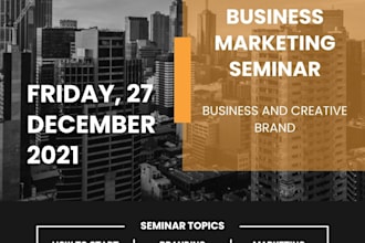 design professional business and event flyers