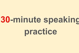 be your english language partner to help you with speaking and fluency