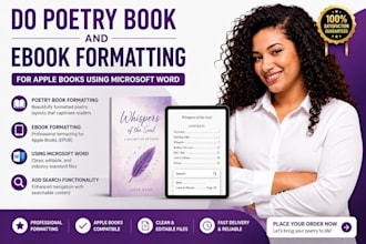 do poetry book and ebook formatting for apple books using microsoft word