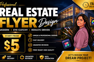 design professional real estate flyers