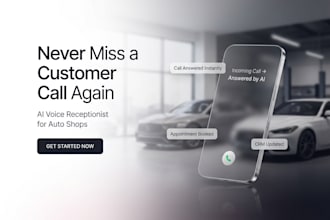 build an ai voice receptionist for auto repair shops and car dealerships