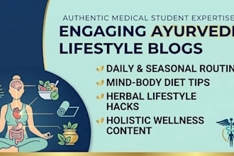 write engaging nutrition and healthy lifestyle blogs