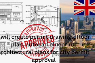 do permit drawings floor plans autocad blueprints architectural plans approval
