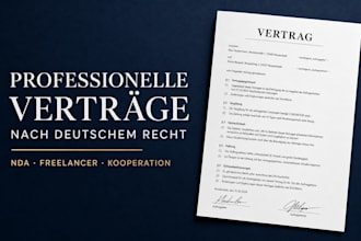 draft contracts, terms and conditions, and other legal documents