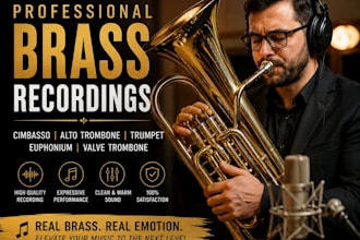 record cimbasso, alto trombone, trumpet, euphonium and valve trombone