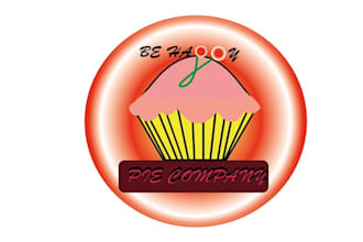 create a pie company food logo for the be happy