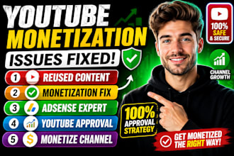 recover youtube monetization reused content fast and google adsense problem