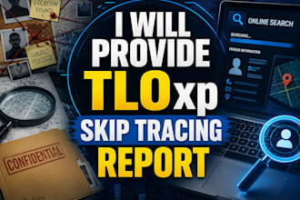 do skip tracing using tloxp tool