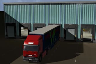 do 3d animation 3d industrial safety training, machinery process animation video