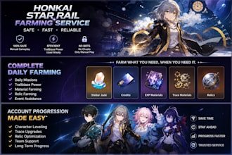 farm your honkai star rail account safely