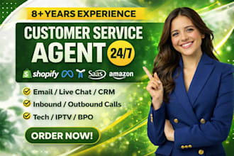 provide shopify customer service, ecommerce support, email, chat support
