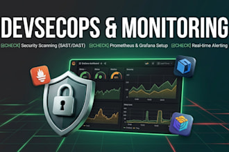 integrate devsecops security scanning and prometheus grafana monitoring