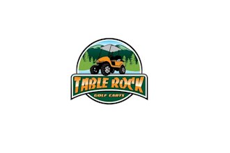 design table rock golf carts outdoors mountains logo
