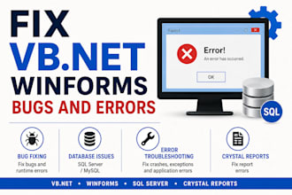 fix vb net winforms bugs and errors