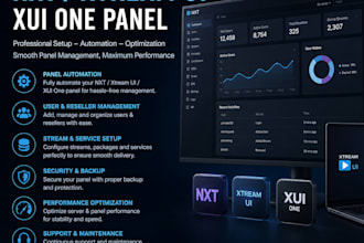automate your nxt,xtream ui, xui one panel, with whmcs