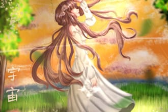 draw anime art and illustration