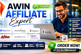 open set up access awin shareasale flexoffer impact jvzoo wix shopify in 24hrs