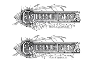 design easter brook organic egg farms logo