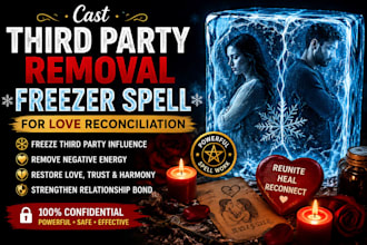 cast powerful third party removal freezer spell for love reconciliation spell