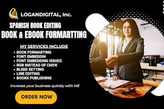 do amazon KDP book formatting spanish kindle ebook spanish paperback publishing